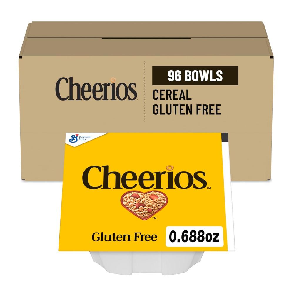 image:imageHoney Cheerios Single Serve Bowl Gluten Free with Whole Grains 1 Oz Single Serve Bowls 96 PackOriginal