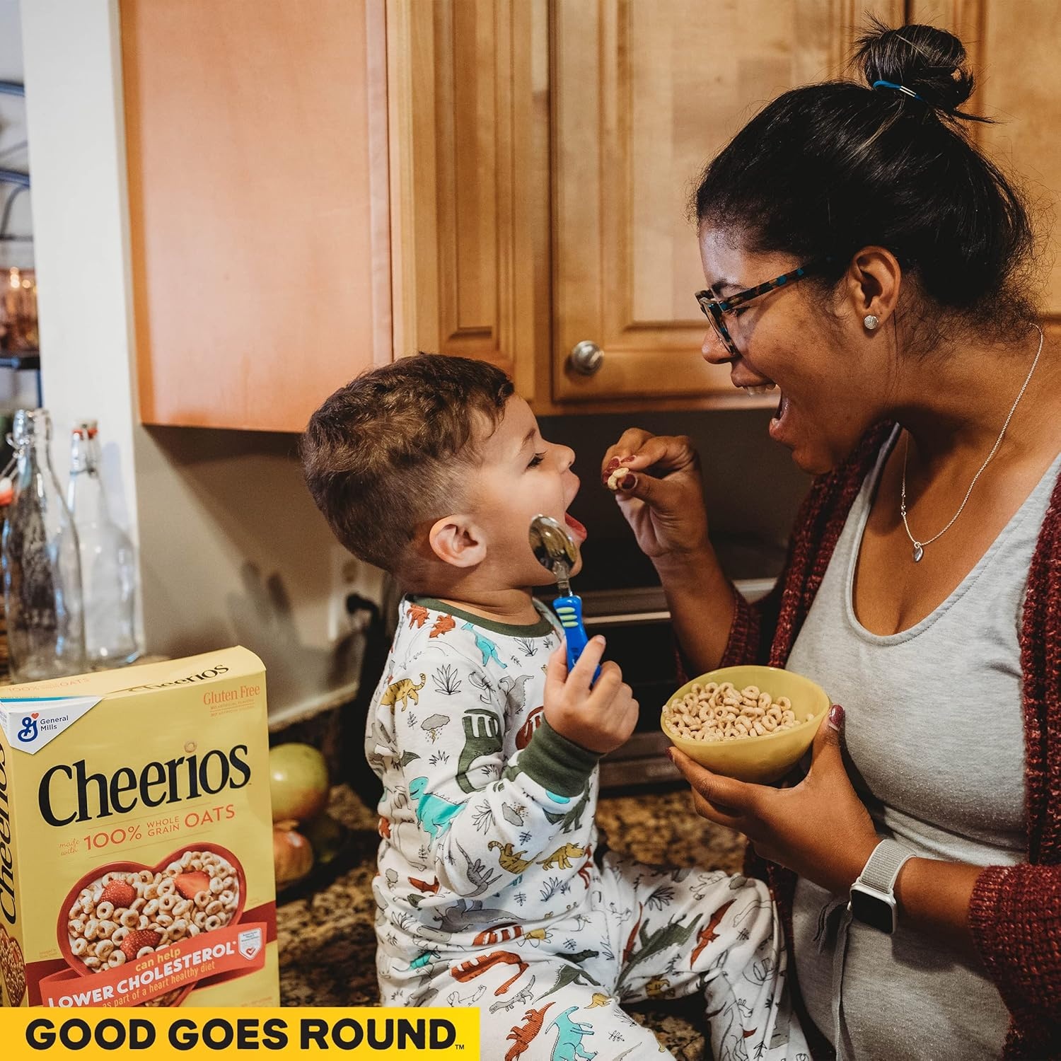 image:imageCheerios Cereal Limited Edition Happy Heart Shapes Heart Healthy Cereal With Whole Grain Oats Mega Size 217 ozToasted Whole Grain